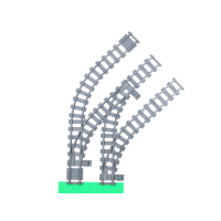 Compact Corner - 2 Rechts & 1 Links Wissel in bocht 45 graden R40
